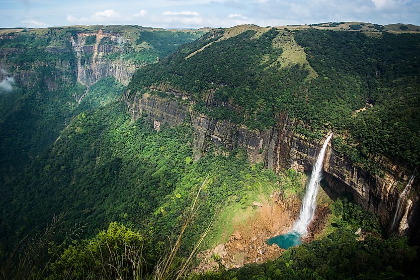 Nohkalikai waterfall