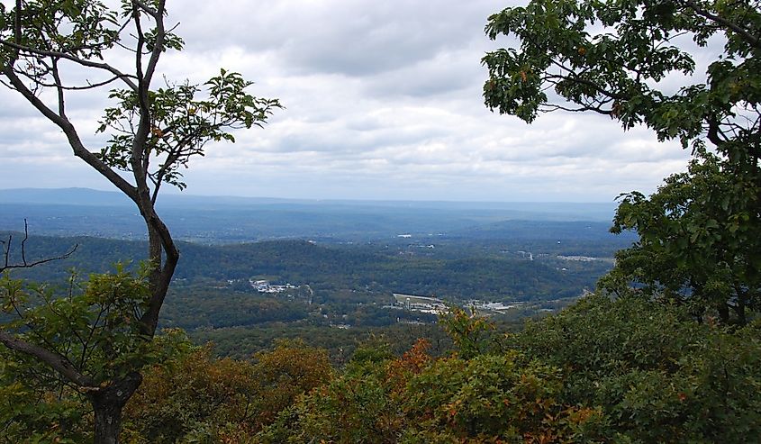 Mt. Tammany, Delaware Water Gap overlook, scenic views