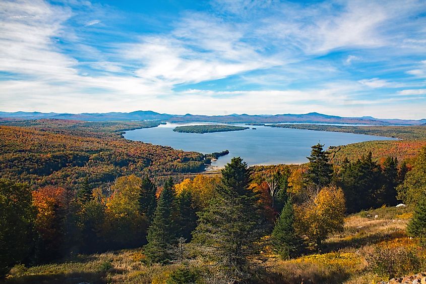 Rangeley Lakes Region of Maine off one of its Scenic Byways