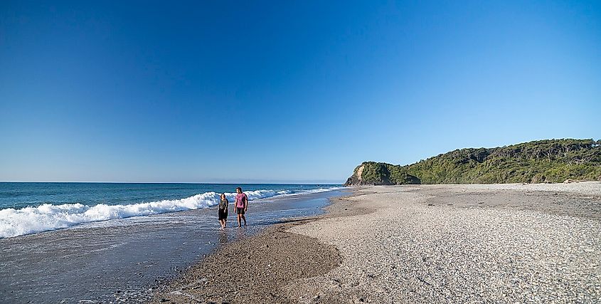 Beach near Haast, New Zealand.
