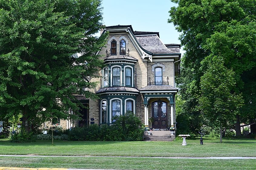 The Martin K. Dahl house in Waupun, Wisconsin. TheCatalyst31, CC0, via Wikimedia Commons