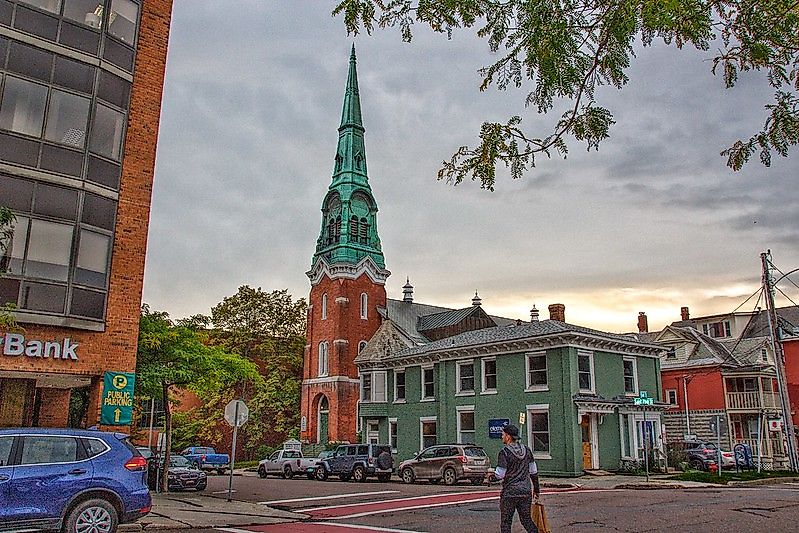 Neighborhood of South End, Burlington