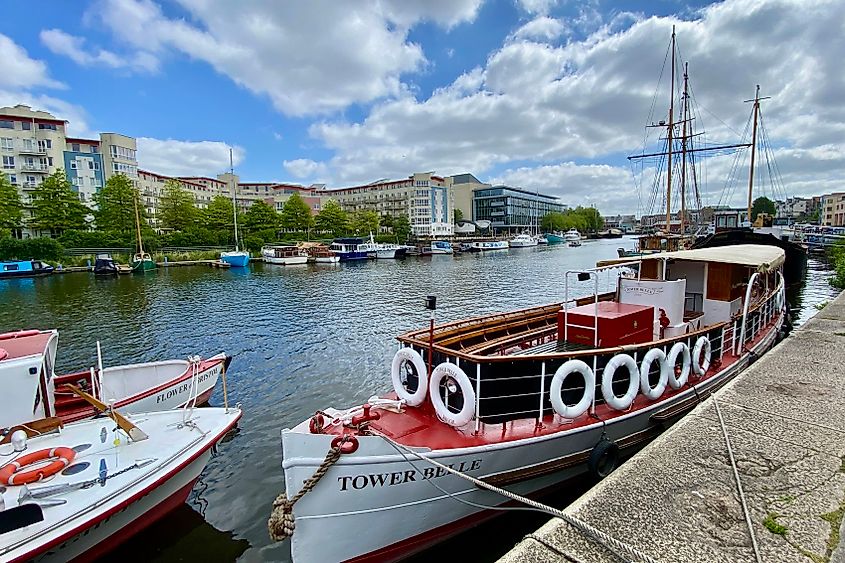 Bristol Harbour boats Image credit Bryan Dearsley
