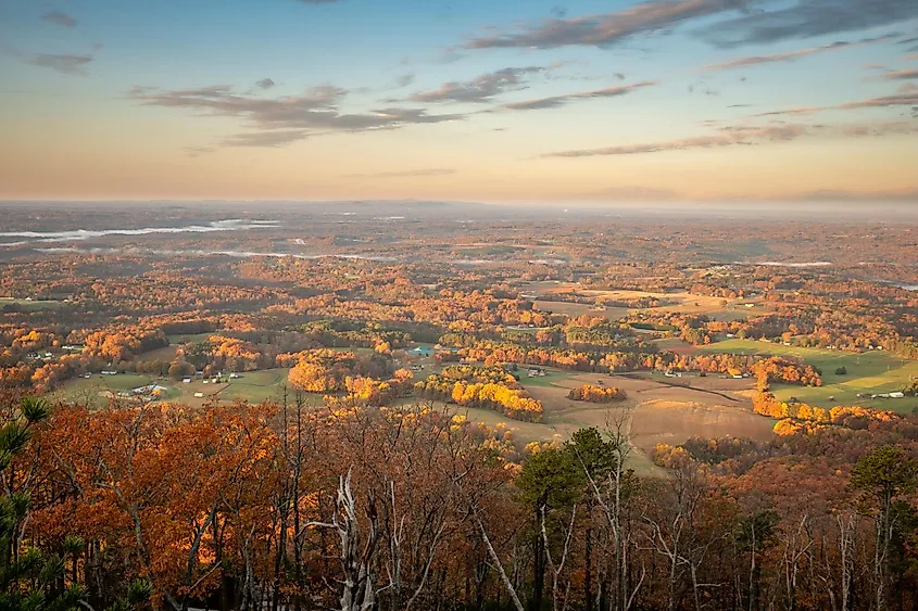 Autumn view of the Piedmont from Little Pinnacle at Pilot Mountain State Park in Pinnacle, NC. Licensed FILE #: 481223948 Preview Crop Find Similar DIMENSIONS 5988 x 3992px FILE TYPE JPEG CATEGORY Landscapes LICENSE TYPE Enhanced Autumn view of the Piedmont from Little Pinnacle at Pilot Mountain State Park