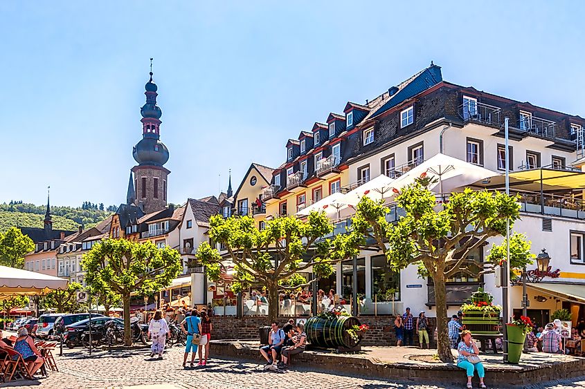 Old city of Cochem, Moselle, Germany.