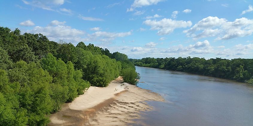 A view of the Apalachicola River in North Florida
