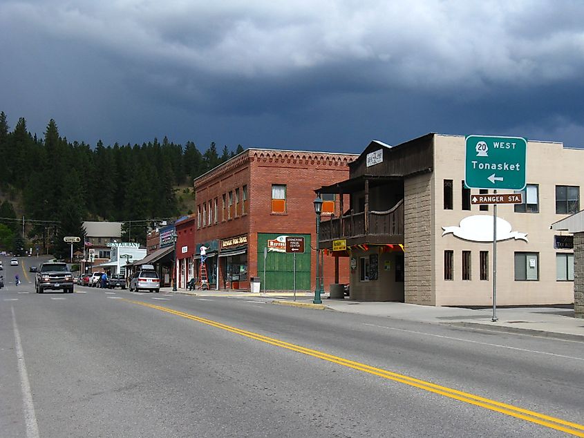 Downtown Republic, Washington.