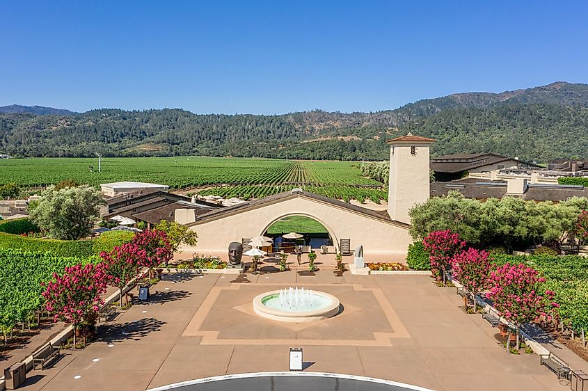 Famous Napa Valley Winery During the Day via SnapASkyline / Shutterstock.com