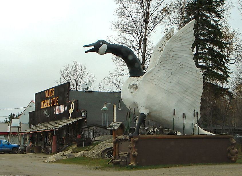 Wawa (original Goose sculpture), Algoma District, Ontario, Canada