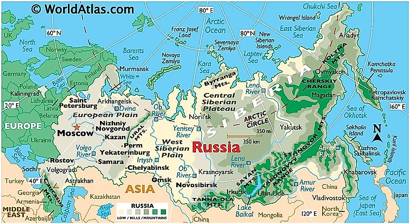 Russia map