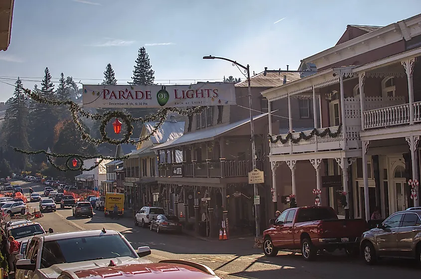 Christmas celebrations in Sutter Creek, California