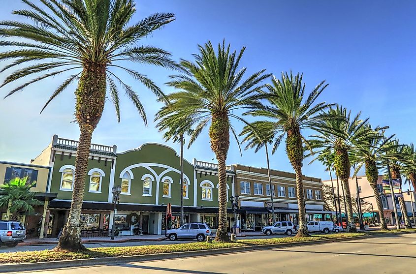 Downtown Business District in Daytona Beach, Florida