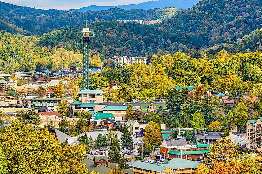 Gatlinburg, Tennessee, in the Smoky Mountains