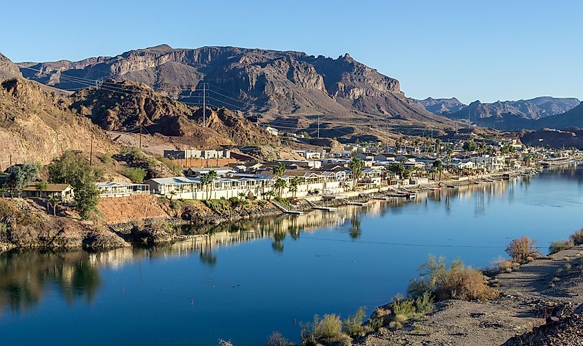 Parker at the Colorado river near the Parker Dam