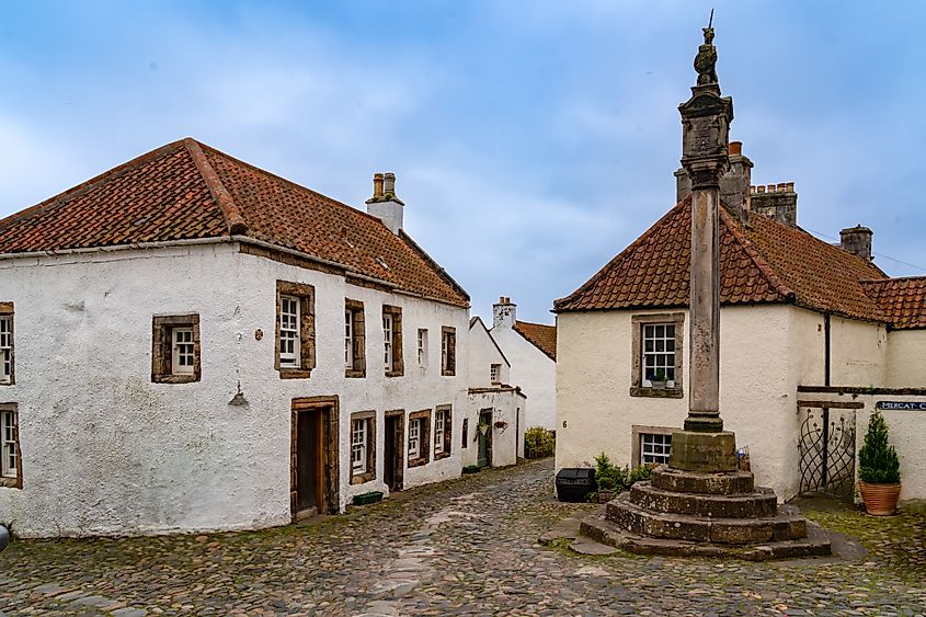The historic town of Culross, Scotland