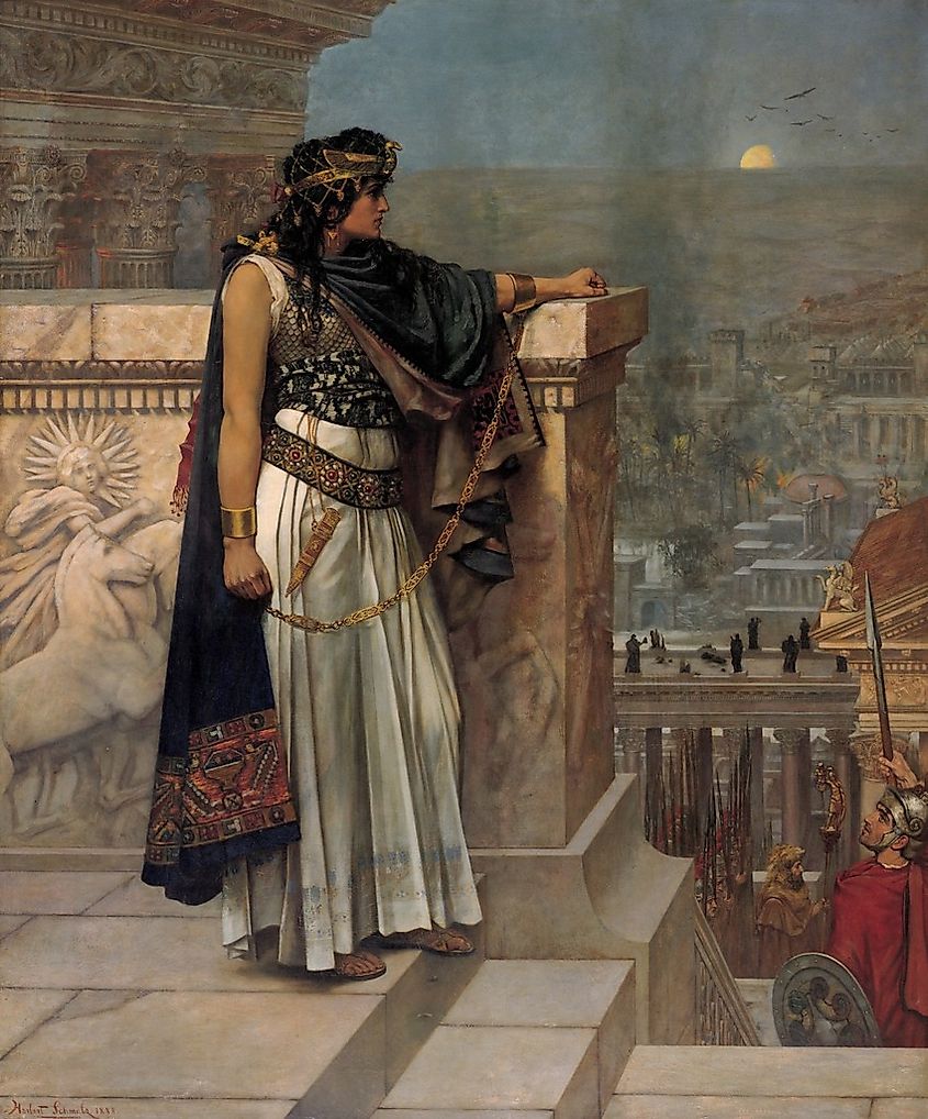 Queen Zenobia's Last Look Upon Palmyra.