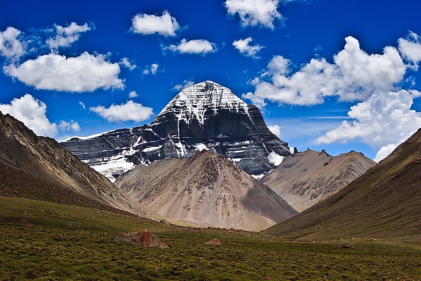 Mount Kailash in Tibet, China.