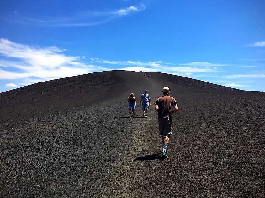Craters of the Moon National Monument and Preserve near Arco, Idaho.