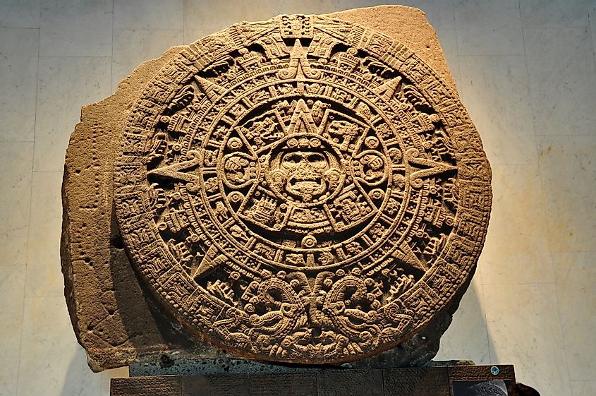 24-Ton Aztec Calendar Stone - Mexico City