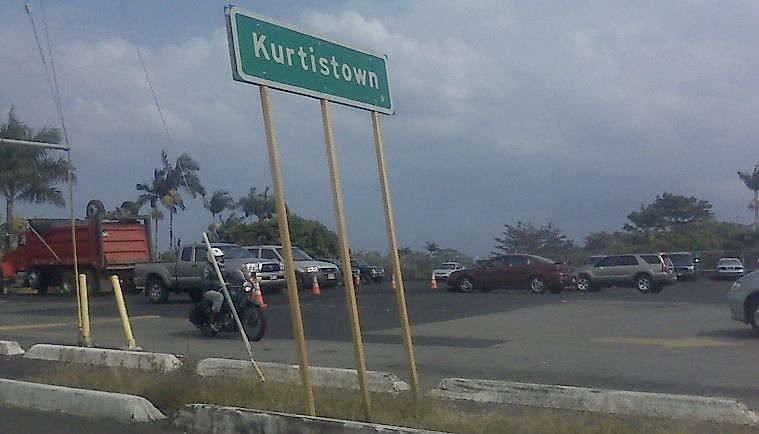Kurtistown welcome sign.