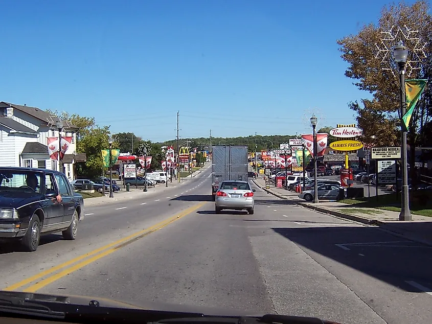Holland St. East in Bradford, Ontario. 