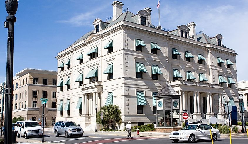 Escambia County Court House in downtown Pensacola, Florida.