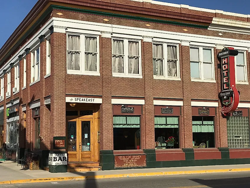 Historic Hotel Greybull, Wyoming.