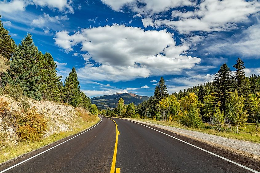 The Enchanted Circle Scenic Byway in Taos, New Mexico