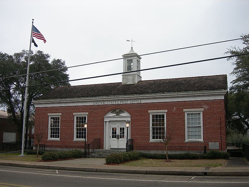The Post Office in Tylertown, Mississippi