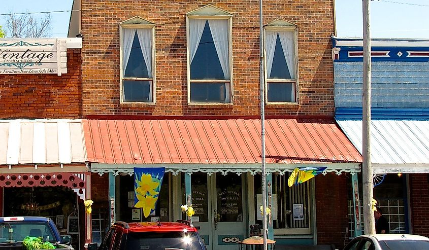 Town Hall in Bell Buckle, Tennessee, United States.