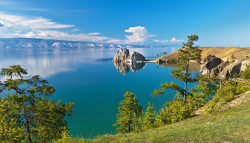 Lake Baikal in Russia is the deepest lake in the world. Image credit: Katvic/Shutterstock
