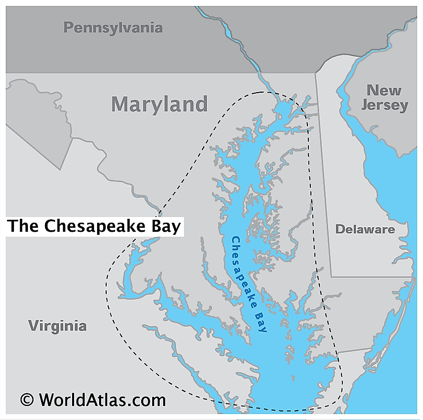 Chesapeake Bay map