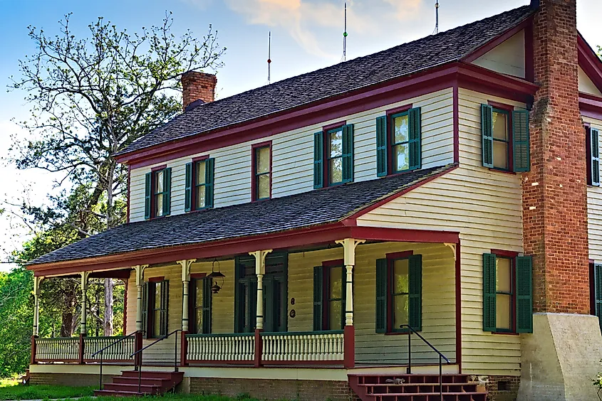 The historic Spring Park Inn in Travelers Rest, South Carolina