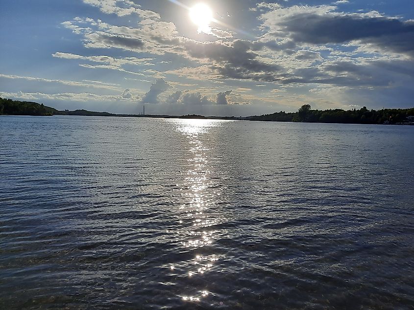 Ramsey Lake in Sudbury, Ontario.