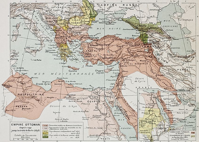 Ottoman Empire between 1792 and 1878.