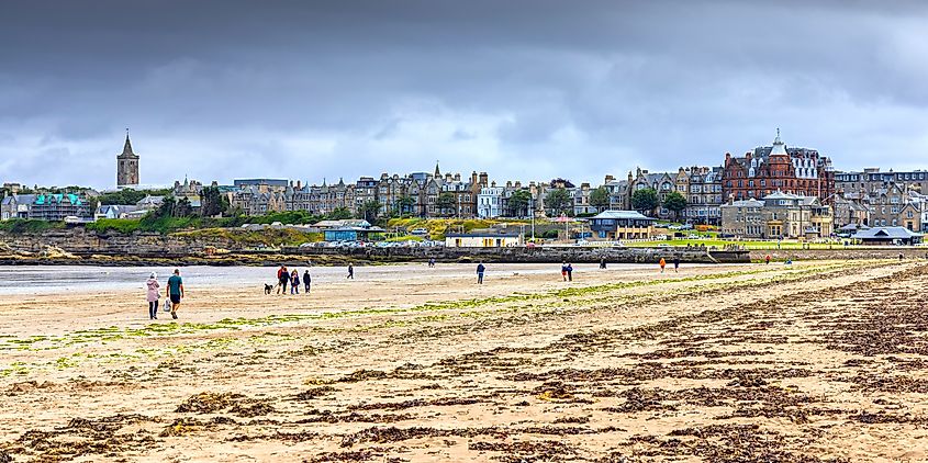 Beachside in St. Andrews, Scotland