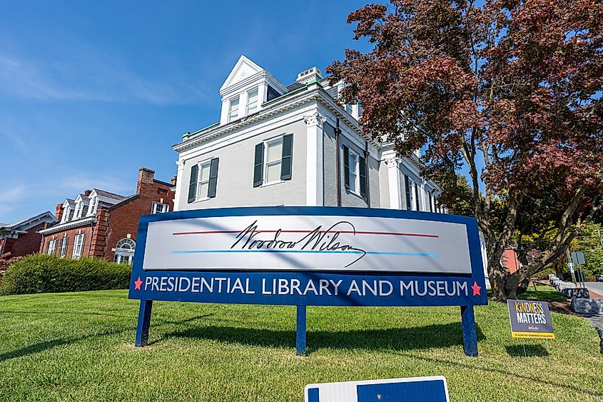 Woodrow Wilson Presidential Library and Birthplace in Staunton Virginia.
