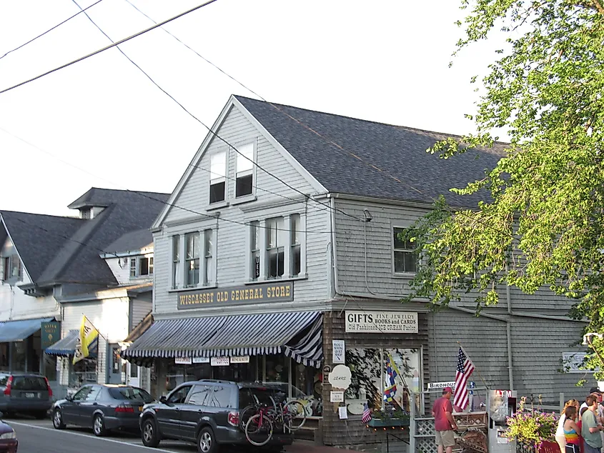 A general store in Wiscasset, Maine.
