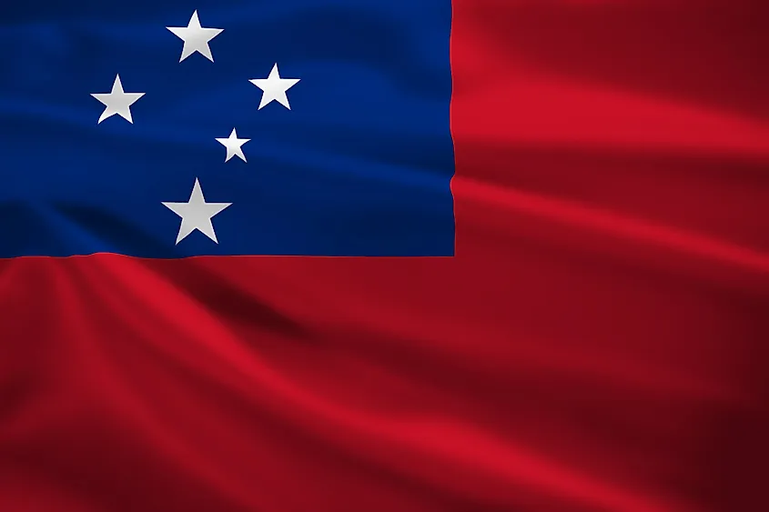 National flag of Samoa