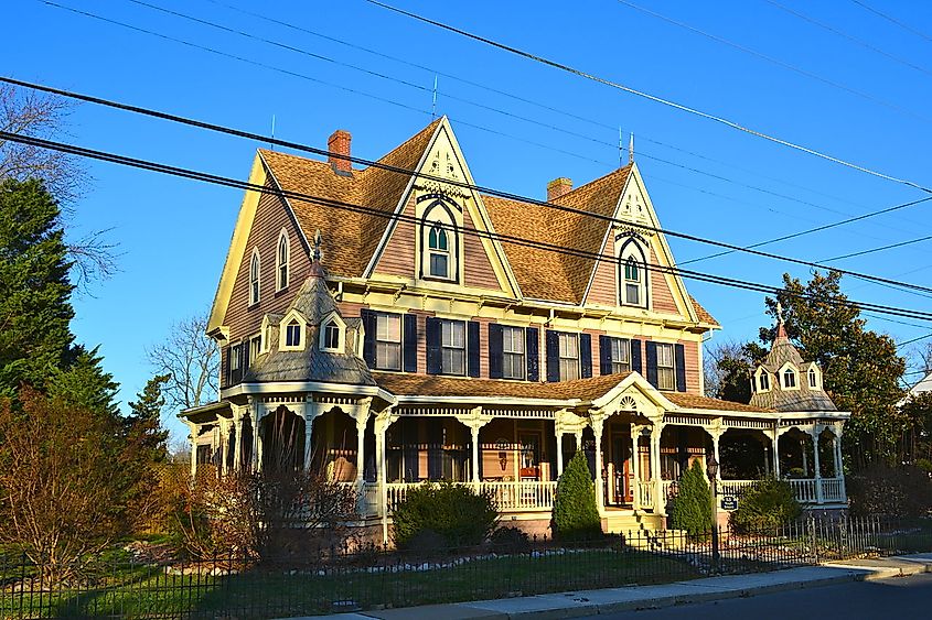 Capt. Ebe Chandler House listed on the NRHP on September 20, 1979 At Main and Reed Sts., Frankford, Sussex County, Delaware.