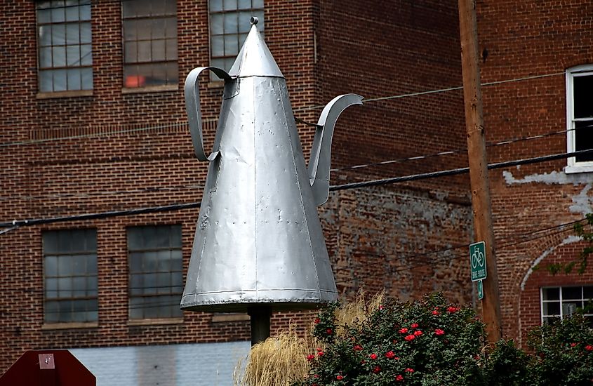 Old Salem Coffee Pot in North Carolina.
