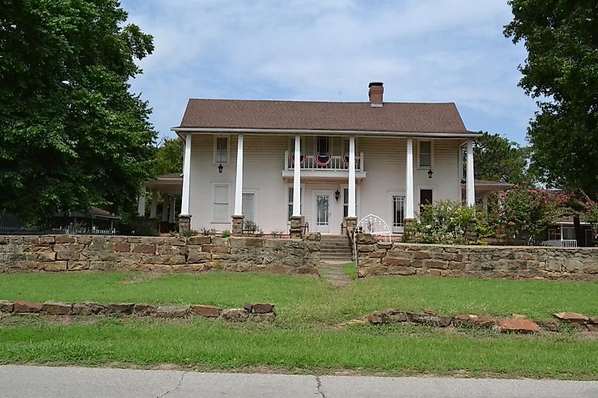 A historic house in Henryetta, Oklahoma.