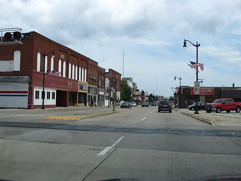 Downtown Marinette, Wisconsin