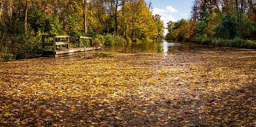 Erie Canal Park in Camillus, New York.