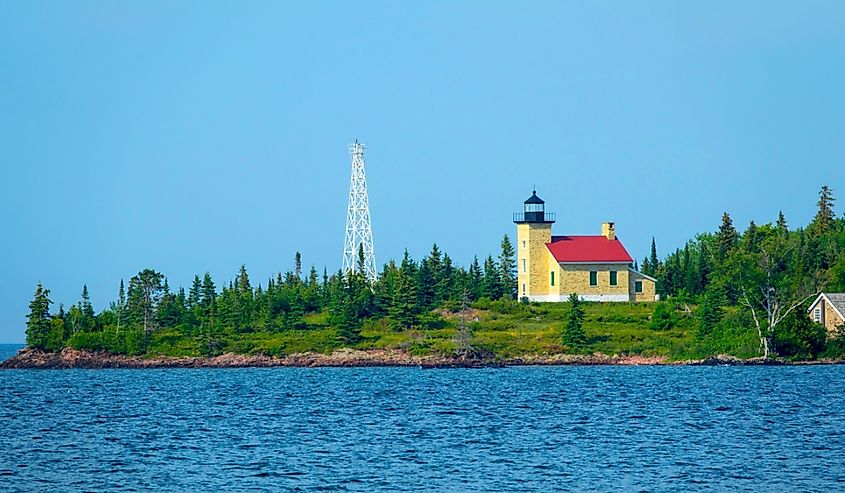 The Copper Harbor Light is a lighthouse located in the harbor of Copper Harbor, Michigan