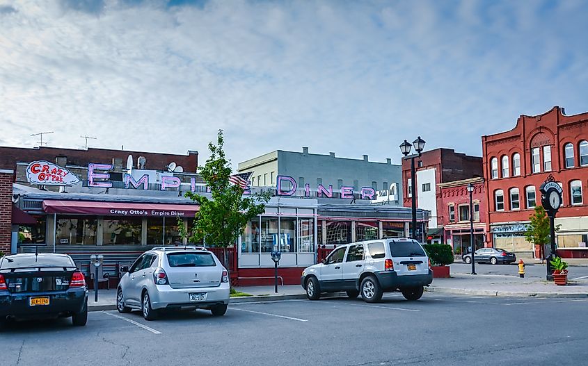 Empire Diner in Herkimer, New York.