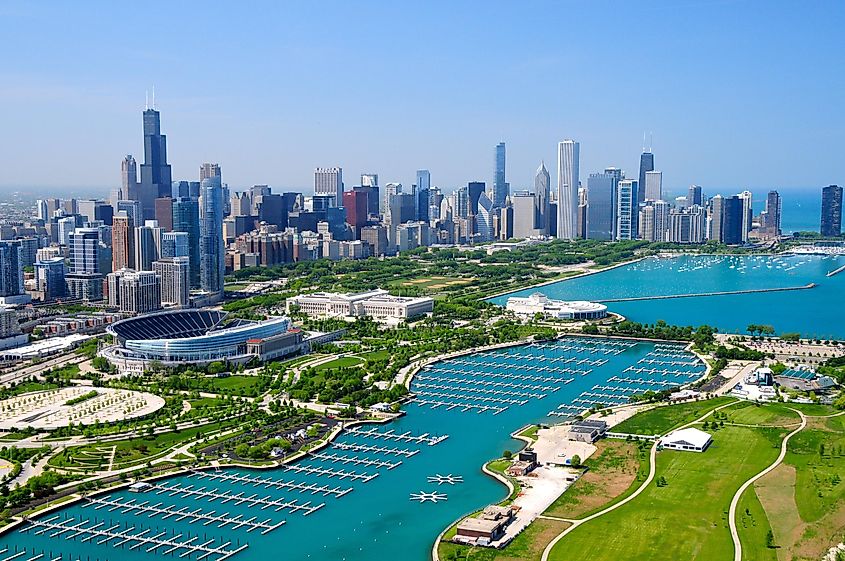 Downtown Chicago & Lake Michigan