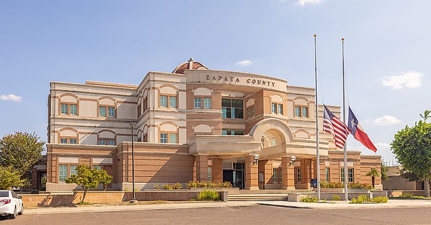 The Zapata County Courthouse. Editorial credit: Roberto Galan / Shutterstock.com