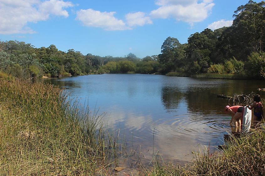 Shoalhaven River at Oallen Ford.