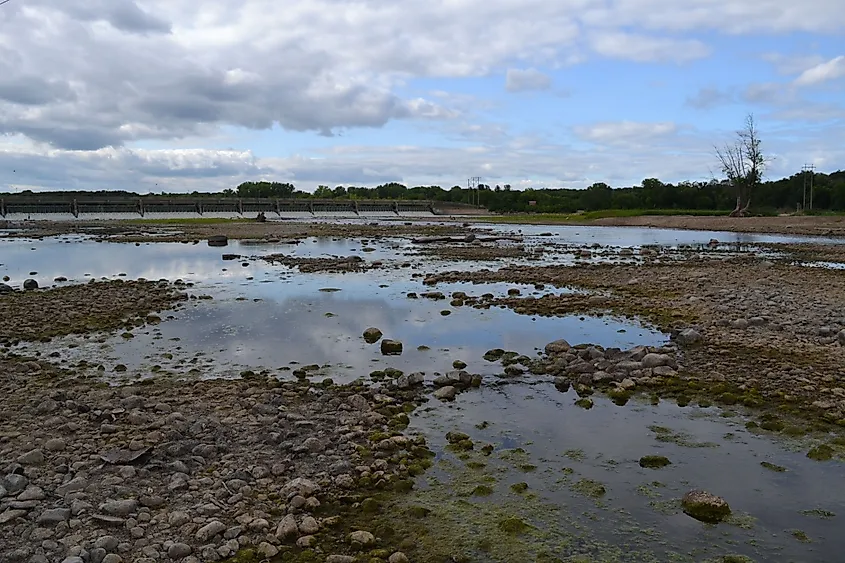 Drought in the Mississippi River